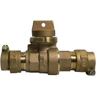 A.Y. MCDONALD Lead-Free Ball Style Curb Stop Valve, Minneapolis