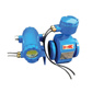 1/2" Tek-Trol Tek-Flux 1400A Electromagnetic Flowmeter, Remote Display, PTFE Liner, Hastelloy Electrodes, 30'L Cable